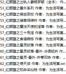 《红颜堕系列》合集全本 作者：为生活写黄-免费小说下载-听风雨阅读